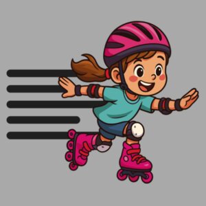 Girl Rollerblades Design