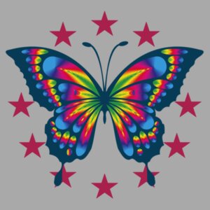 Butterfly/Stars Design