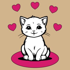Cat Hearts Design