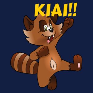 Kiai!! Raccoon Design