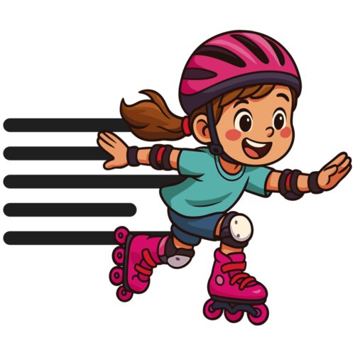 Girl Rollerblades Thumbnail