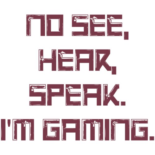 No See, Hear, Speak. I'm Gaming Thumbnail