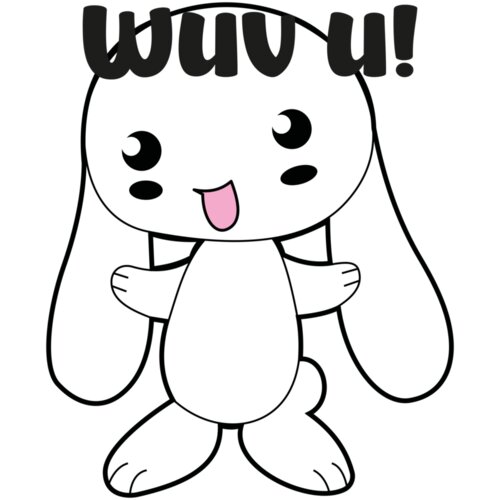 Wuv U! Rabbit  Thumbnail