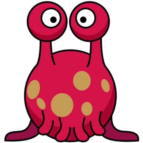 Pink 2 Eye Monster Thumbnail